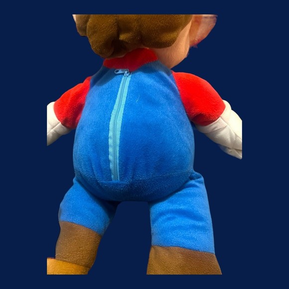Large 23" Super Mario Brothers MARIO Plush Doll Figure Closable Back Pouch - Picture 5 of 8